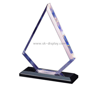 Custom plexiglass block sign acrylic medal block BD-1134