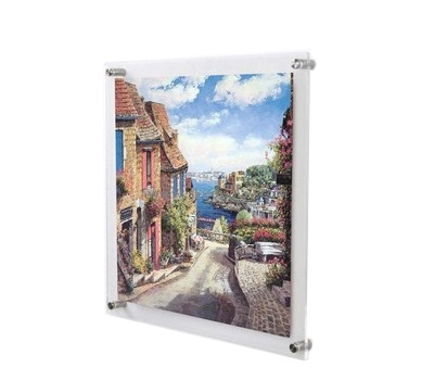 Custom acrylic photo frame wall lucite picture frame BD-1135