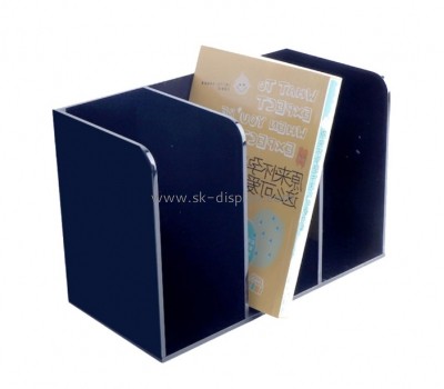 Custom acrylic book holder plexiglass table top notebook holder BD-1146