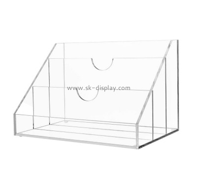 Custom acrylic mail sorter plexiglass brochure holder BD-1149