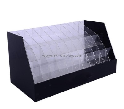 Acrylic makeup display with dividers CO-030