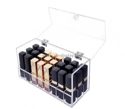 Easy taking out clear lucite makeup display box with lid CO-043