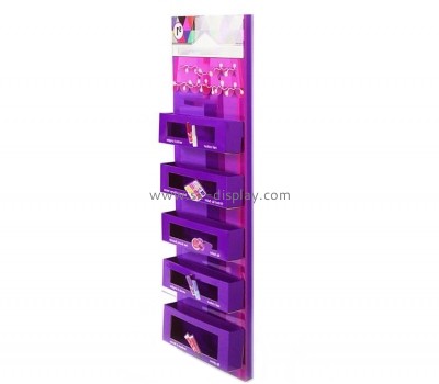 Acrylic display supplier custom wall plexiglass shopping store display rack SOD-024