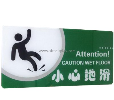 Acrylic caution wet floor sign SOD-039