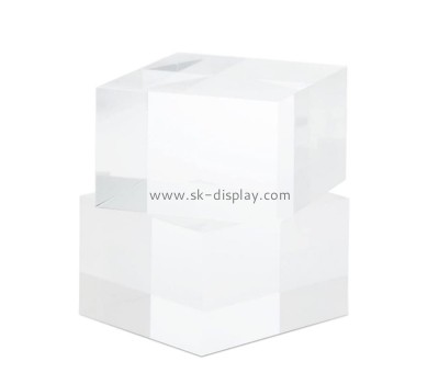 Acrylic display factory customize clear acrylic block acrylic cube SOD-057