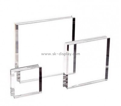 Acrylic products manufacturer customize acrylic stamp block set display SOD-061