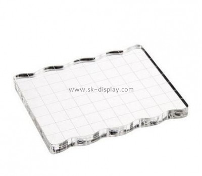 Acrylic items manufacturers customize clear acrylic stamp block acrylic paperweight SOD-082