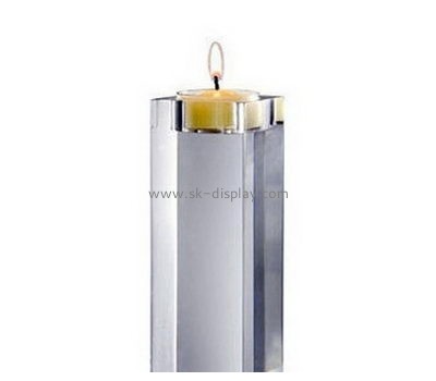 Acrylic factory customized acrylic tealight candle holders SOD-224