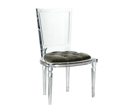 Acrylic furniture supplier custom plexiglass dining chair lucite coffee chair AFS-578