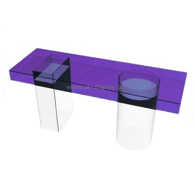 China plexiglass manufacturer custom acrylic dressing table clothing store display table AFS-581