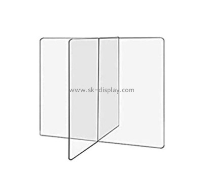 Plexiglass display supplier custom acrylic sneeze cough safety barrier ASG-020