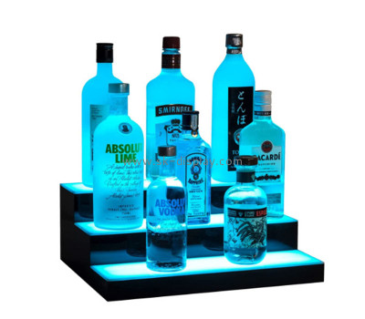 China acrylic supplier custom plexiglass led luminous base bar KTV drink acrylic display stand KLD-077