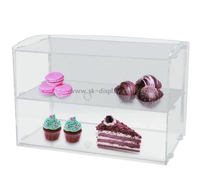 Acrylic display supplier custom plexiglass dessert cupcake display case FD-450