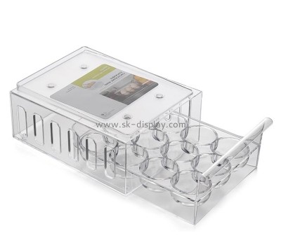 Plexiglass display supplier custom acrylic egg storage box egg tray FD-452