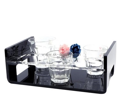 Plexiglass products manufacturer custom acrylic drink glasses holder WD-182
