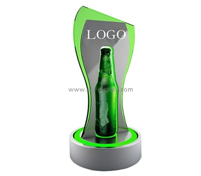 Plexiglass display supplier custom acrylic LED beer display riser WD-184
