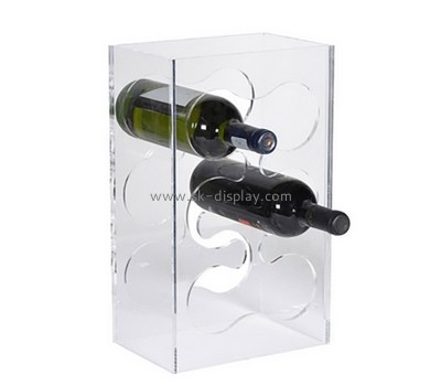 Plexiglass item supplier custom acrylic wine bottles display case WD-186