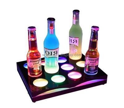 Plexiglass item manufacturer custom acrylic cocktail bottles light-emitting display stand WD-185