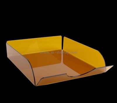 Plexiglass factory custom acrylic tray perspex fruit organizer tray STS-188