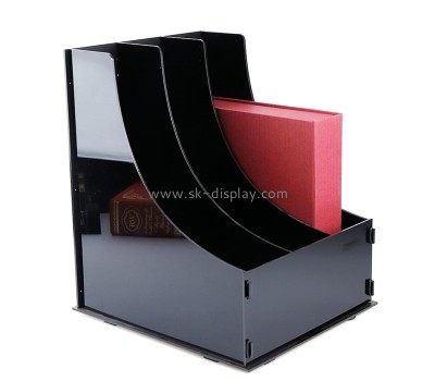 Perspex manufacturer custom acrylic file holder plexiglass file organizer BD-1090