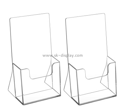 Plexiglass item manufacturer custom acrylic brochure literature holder BD-1157