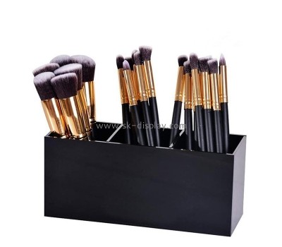 OEM custom acrylic makeup brush display stand plexiglass cosmetic brush display holder CO-733