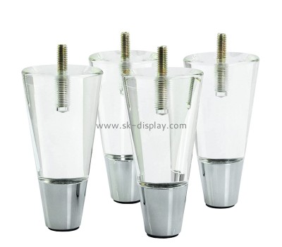 China plexiglass manufacturer custom acrylic furniture decor DIY legs AFS-587