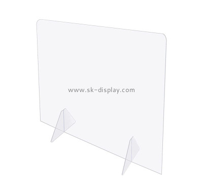 Acrylic products manufacturer custom lucite shield barrier for sneezing ASG-029