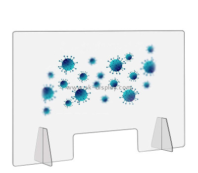China plexiglass manufacturer custom acrylic counters transaction window for employers barrier ASG-027