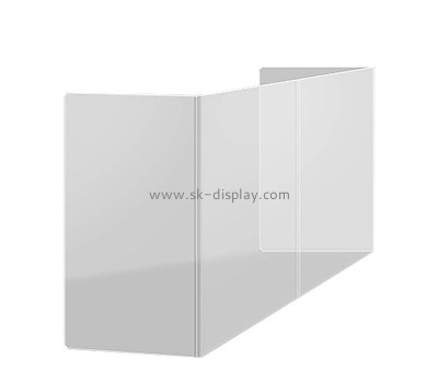 Acrylic item supplier custom plexiglass safety shield for student desks and counters guards ASG-032