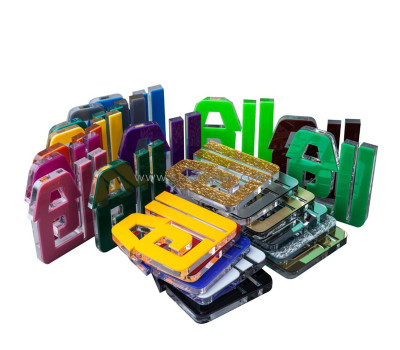 OEM supplier customized plexiglass character acrylic words CA-083