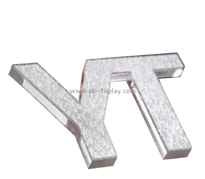 Acrylic display manufacturer custom plexiglass letters sign block CA-092