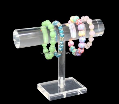 Perspex display supplier custom acrylic T bar bracelet display stands JD-217