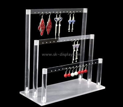 China plexiglass manufacturer custom acrylic jewelry earring display stands JD-219