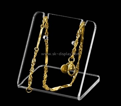 China acrylic manufacturer custom lucite necklace display stand for selling shows JD-221