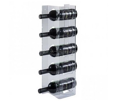 China plexiglass manufacturer custom acrylic wine bottles display racks WD-190