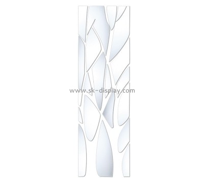 Acrylic display supplier custom plexiglass wall decor 3D mirror stickers MA-106