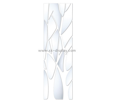 Acrylic display supplier custom plexiglass wall decor 3D mirror stickers MA-106