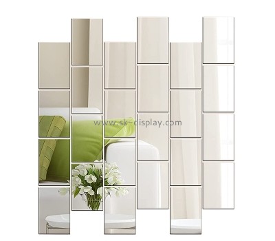 Acrylic item supplier custom plexiglass mirror tiles for home decor MA-112
