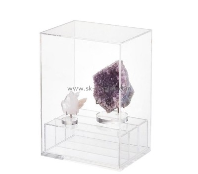 Plexiglass box supplier custom acrylic antidust show case DBS-1264