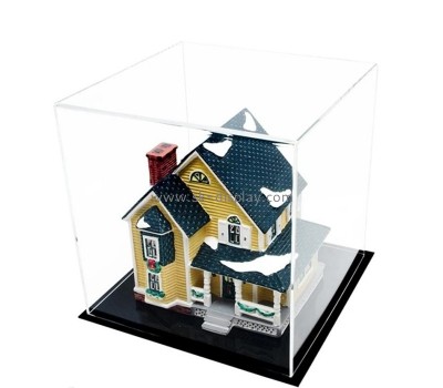 Perspex box manufacturer custom acrylic model house show case DBS-1266