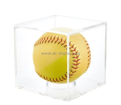 Lucite box manufacturer custom acrylic golfball show case DBS-1265