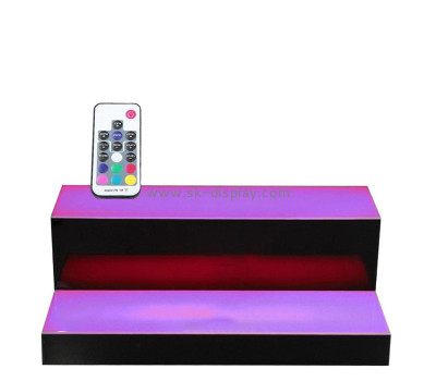 Plexiglass products manufacturer custom acrylic LED beer ladder display stand KLD-096