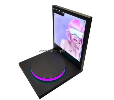 Acrylic products supplier custom plexiglass eye massager LED display stand KLD-094