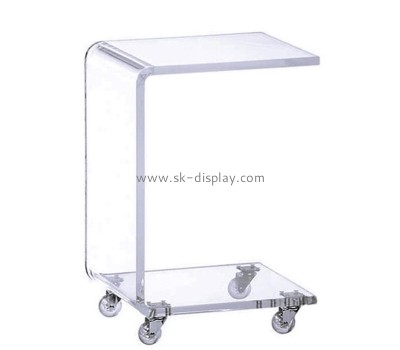 Plexiglass display supplier custom acrylic bedroom bedside table AFS-596