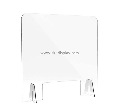 Perspex products supplier custom acrylic counter protection barrier ASG-038