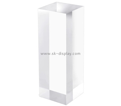 Lucite products supplier custom acrylic pedestal stand riser solid base CA-101