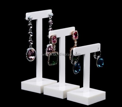 Acrylic item supplier custom plexiglass dangle earrings display stands JD-232