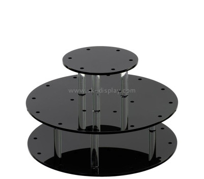 Acrylic display supplier custom plexiglass 3 tier round lollipop holder FD-466