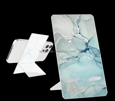 Lucite item manufacturer custom acrylic phone stand holder for desk with pattern PD-252